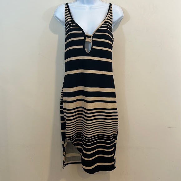 Brat Star Dresses & Skirts - Brat Star Sleeveless Multi Strip Dress Size XL